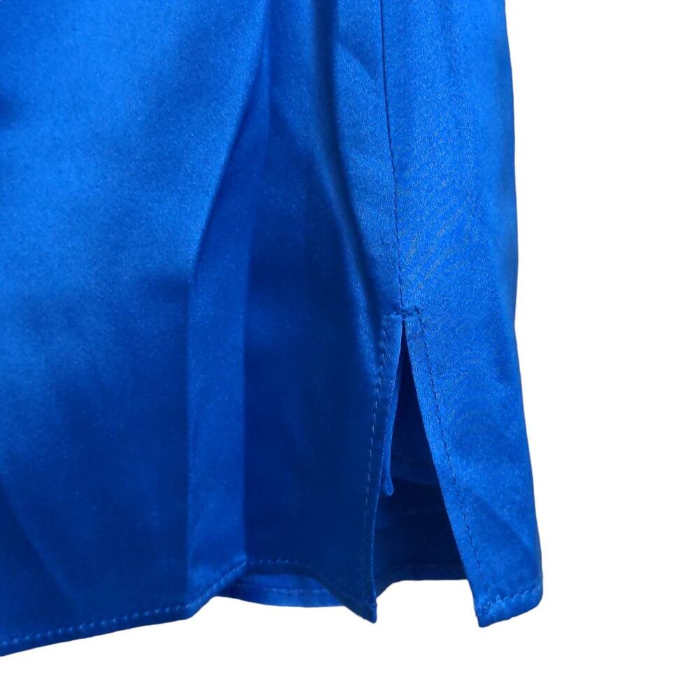 L'Agence Womens Kylee Camisole Cami Tank Top Blue Silk Charmeuse V Neck XS New - Picture 2 of 7